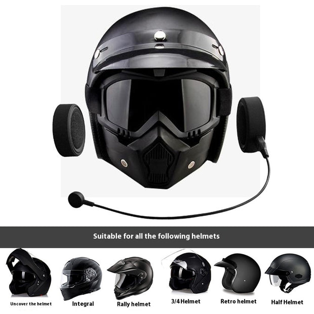Helmet Headset Waterproof Bluetooth